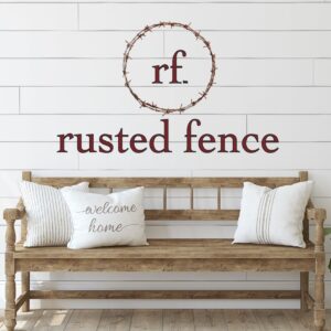 rusted fence